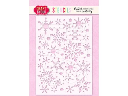 craft you design snowflakes 2 a6 stencil sc012 23 11zon