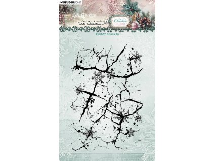 studio light christmas blush clear stamp winter cr 8 11zon