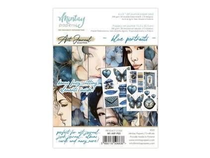 mintay art journal paper pad 6x8 inch blue portrai 1 11zon