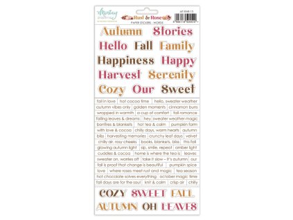 mintay rust rose 6x12 inch paper stickers words mt 28 11zon