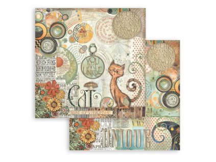 stamperia furry friends 12x12 inch paper sheet you