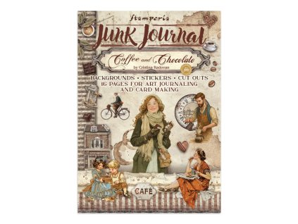 stamperia coffee and chocolate junk journal sticke 10 11zon