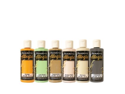 stamperia furry friends allegro paint kit 6pcs kal 18 11zon