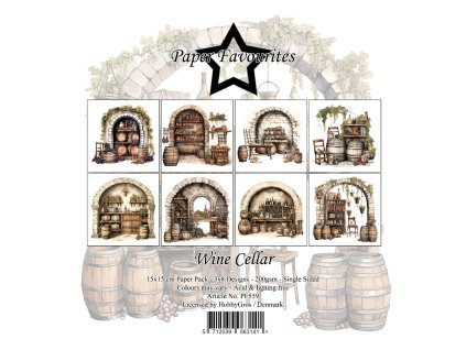 paper favourites wine cellar 6x6 inch paper pad pf 27 11zon