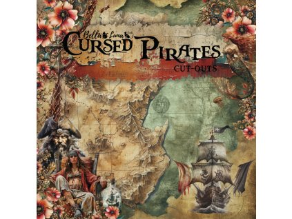 17882 34310 BELLALUNA CURSED PIRATES CUT OUTS COLLECTION 8 x 8