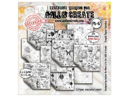 aall and create inkblot meadow 6x6 inch design pap