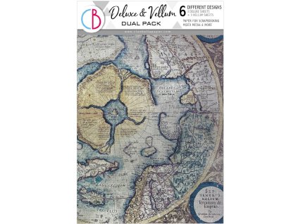 Ciao Bella An artist journey Umělcova cesta Deluxe Paper Pearl Silver velum pergamen A4