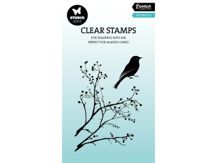 studio light bird branch essentials clear stamp sl 17 11zon