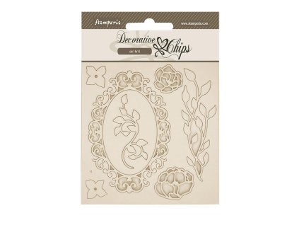 stamperia quiet days decorative chips frame with f 14 11zon