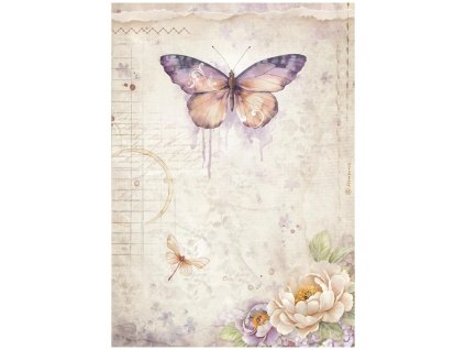 stamperia quiet days a4 rice paper butterfly 6pcs 33 11zon