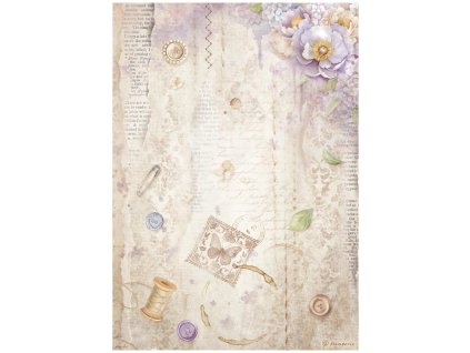 stamperia quiet days a4 rice paper sewing 6pcs dfs 34 11zon