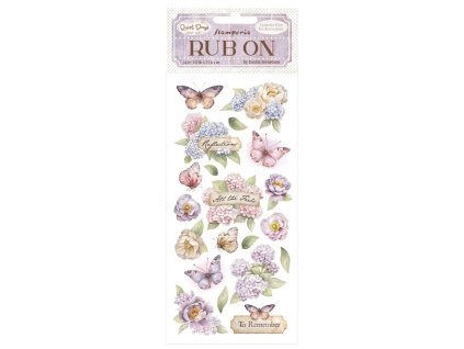 stamperia quiet days rub on 833x236 inch hydrangea 59 11zon