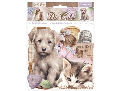 stamperia quiet days die cuts assorted 36pcs dfldc 61 11zon