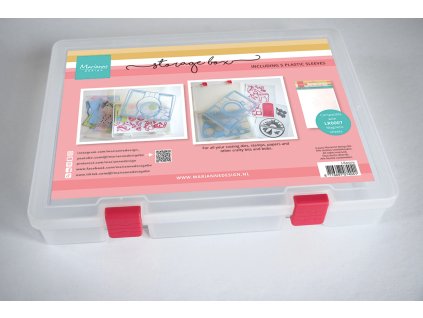 marianne design storage box incl 5 plastic sleeves 2 11zon