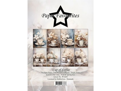 paper favourites cup of coffee a6 paper pad pfa601 16 11zon