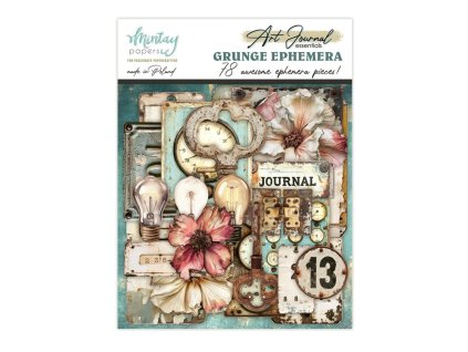 mintay art journal ephemera pack grunge 78pcs mt a 62 11zon