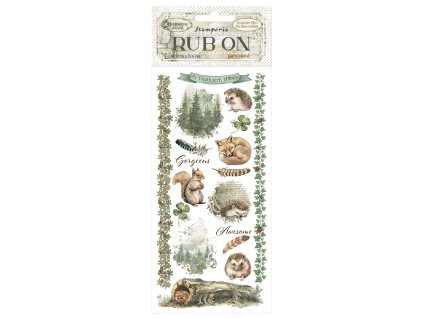 stamperia herbarium silvae rub on 833x236 inch for 41 11zon