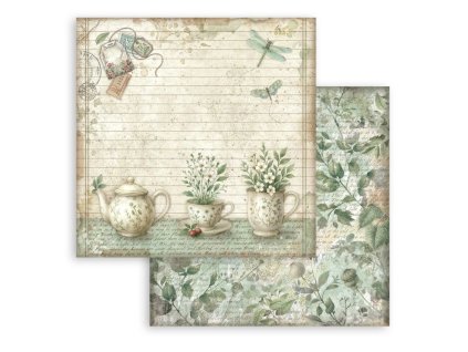 stamperia herbarium silvae 12x12 inch paper sheet (3) 13 11zon