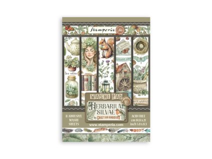 stamperia herbarium silvae a5 washi pad 8pcs sbw27 10 11zon