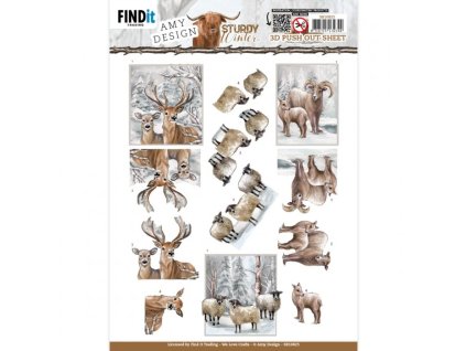 SB10825 Amy Design Sturdy Winter Deer 700x700