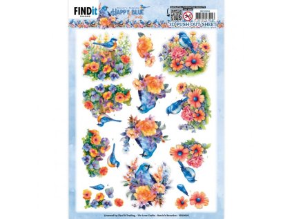 SB10904 Berrie s Beauties Happy Blue Birds Colourful Birds copy 700x700