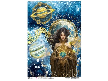 ciao bella celestial a4 rice paper divination 5pcs cbrp549