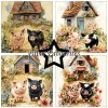 paper favourites happy pigs 6x6 inch paper pad pf5 (2) 2 11zon