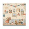 stamperia family 12x12 inch maxi paper pack single (5) 5 11zon