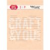 craft you design lined paper stamps cs057