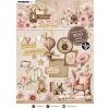 studio light teddys tea time die cut paper pad sl 8 11zon