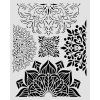 stamperia gardens of time thick stencil 20x25cm ha 1 11zon