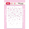 craft you design floating hearts a6 stencil sc019