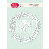 craft you design willow wreath with feathers dies
