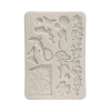 stamperia all around a5 silicon mould flowers and 3 11zon
