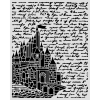 stamperia wonderland thick stencils 20x25cm castle 6 11zon
