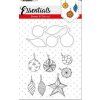 StudioLight Essentials Stanzschablonen und Stempel Set Nr 17 Weihnachtskugeln BASICSDC17