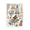 stamperia symphony a5 washi pad 8pcs by sara alcob