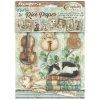 stamperia symphony a6 mini rice paper 8pcs by sara