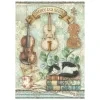 stamperia symphony a6 mini rice paper 8pcs by sara
