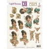creatief art whispering forest 3d die cut sheet 06