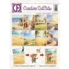 creatief art a mice vacation a6 collage paper pad
