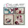 ciao bella bohemian burgundy6x6 inch deluxe paper