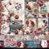 ciao bella bohemian burgundy12x12 inch paper pad 1