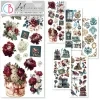 ciao bella bohemian burgundy transparent adhesive