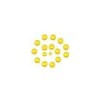3D Tekuté perly citronová žlutá