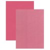 Barevný papír perleťová texturovaná čtvrtka růžová