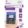 gemini over the rooftops 3d embossing folder stenc