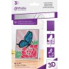 gemini floral butterfly 3d embossing folder stenci