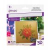 gemini elegant poinsettia 3d embossing folder gem