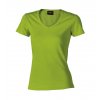 Tričko DÁMSKÉ KRÁTKÝ RUKÁV do V - S applegreen
